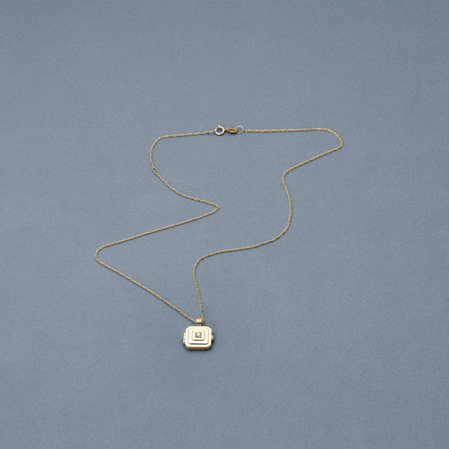 Beekman Birthstone Locket Necklace