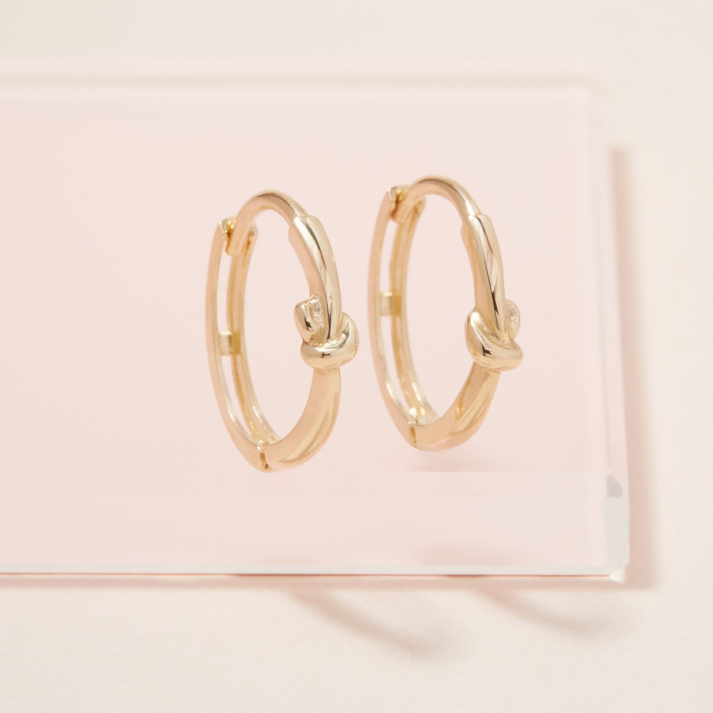 Gold Knot Huggies