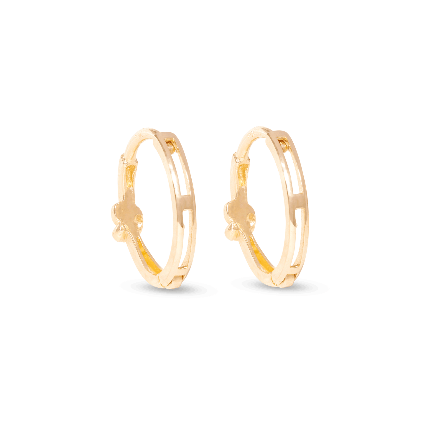 Gold Knot Huggies